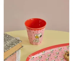 Vaso Infantil Melamina Snoopy Pink 250ml