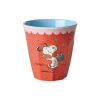 Vaso Infantil Melamina Snoopy Red 250ml