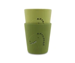 2 Vasos de Silicona Trixie Mr. Dino