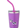 Vaso Termo Hermético con Pajita TEMP Tumbler Vaca Purple