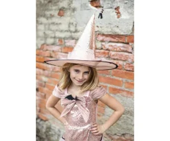 Vestido Bruja Glamurosa con Sombrero
