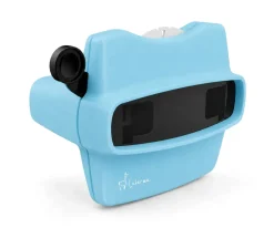 Visor Retro 3D Azul