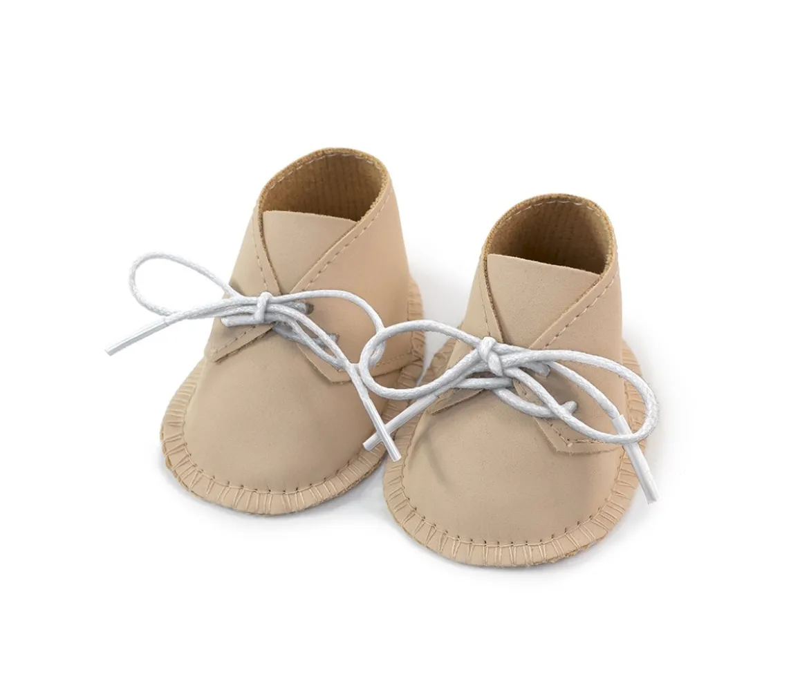 Zapatos para Muñeco Miniland Beige